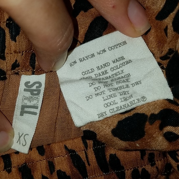 Spell designs saphari maxi skirt leopard XS safari - Picture 8 of 8